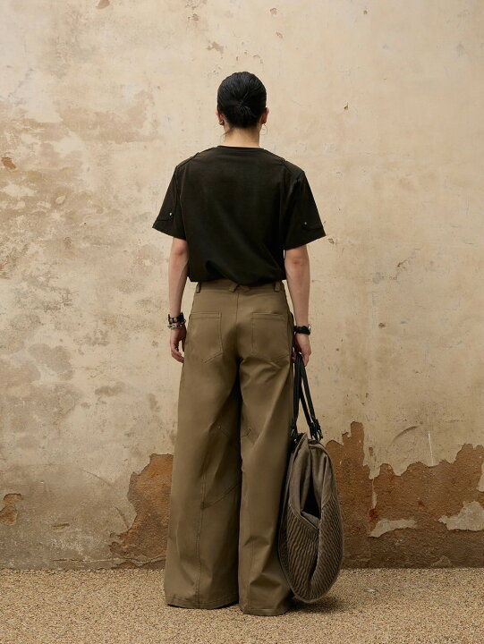 楽天市場】正規品【PERSONSOUL Max Fold Trousers】韓国ファッション 