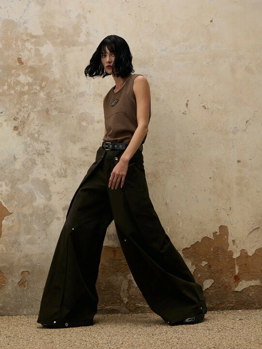 楽天市場】正規品【PERSONSOUL Max Fold Trousers】韓国ファッション 