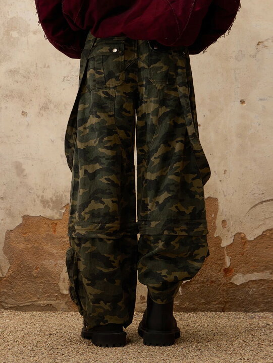 楽天市場】正規品【PERSONSOUL Camouflage Overalls with Zip-Off Legs 