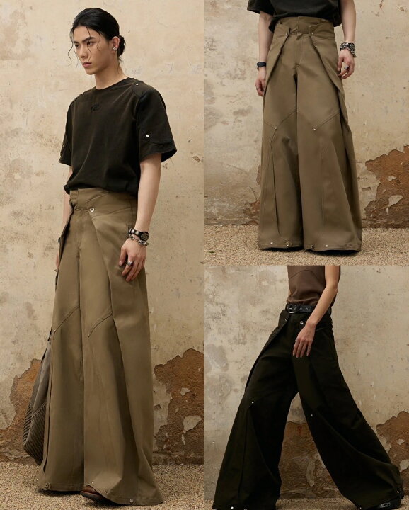 楽天市場】正規品【PERSONSOUL Max Fold Trousers】韓国ファッション 