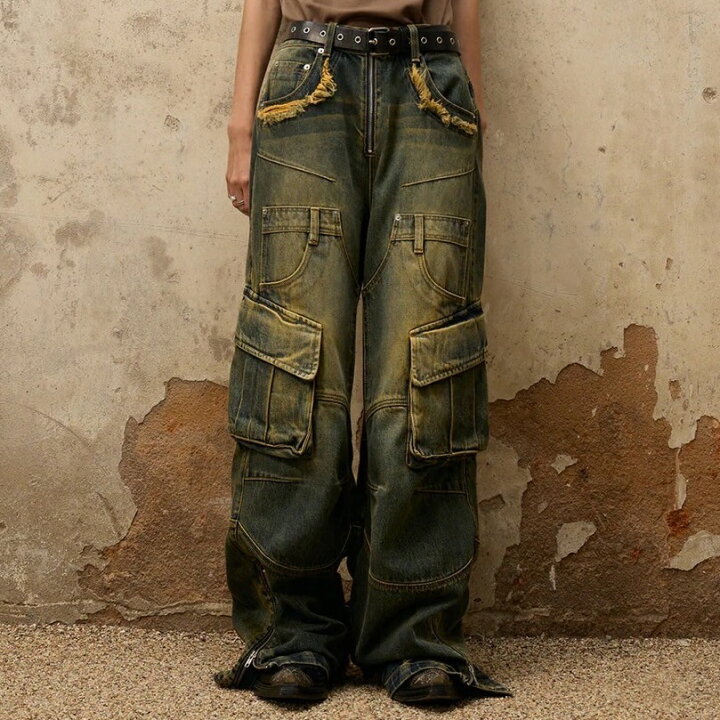 楽天市場】【SALE】正規品【PERSONSOUL Fade Wash Overall Denim Jeans  