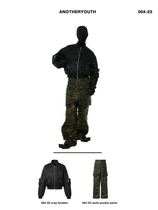 楽天市場】正規品【ANOTHERYOUTH 004-23 crop bomber】ボンバー 