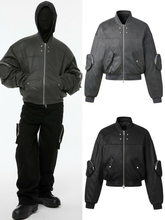 楽天市場】正規品【ANOTHERYOUTH 004-23 crop bomber】ボンバー 