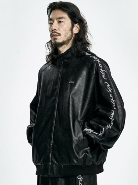楽天市場】正規品【AJOBYAJO Vegan Leather Oversized Raglan Track 