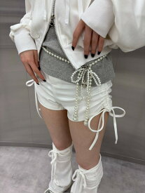 受注制【nmtc +】side gather shorts (2color)