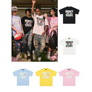 ���K�i�yMR. ENJOY DA MONEY Color three dimensional foam short sleeves�zMEDM �G���C�[�f�B�[�G�� �~�X�^�[�G���W���C�_�}�l�[ �X�g���[�g �J�W���A�� ���� �����g�b�v�X �v�����g T�V���c T-SHIRT XU pressing �v