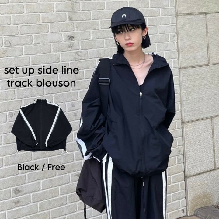 楽天市場】正規品 【 Chikashitsu + set up side line track blouson 
