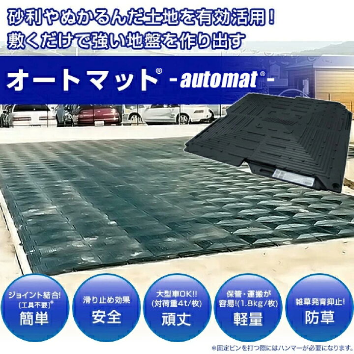 楽天市場】オートマット 大型車 用60枚セットA(スロープ横設置) | 駐 