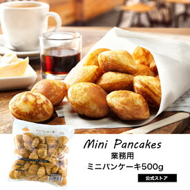 【冷凍】ミニ パンケーキ 500g ベルギー産 ふわふわ 美味しい しっとり 朝食 離乳食 パーティー 冷凍 パンケーキ カフェ