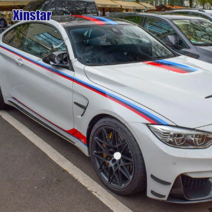 楽天市場 Bmw ステッカーセット E90 E60 F30 F10 E46 M3 M4 M5 パワーパフォーマンス 車 かっこいい デカール Pre Style