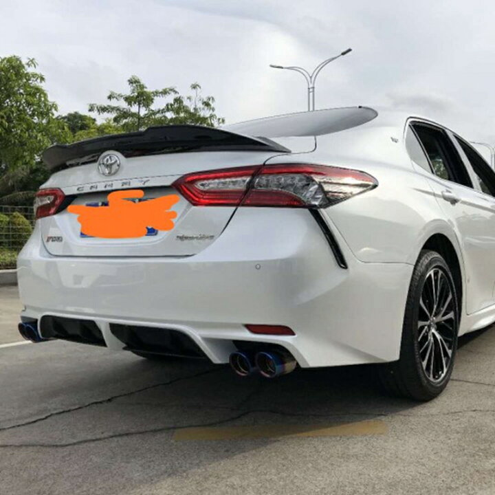 楽天市場】カムリ 70 グロスブラック トランクスポイラー リア 