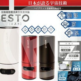 【送料無料】光触媒除菌消臭　空気清浄機　ESTO　CJ002