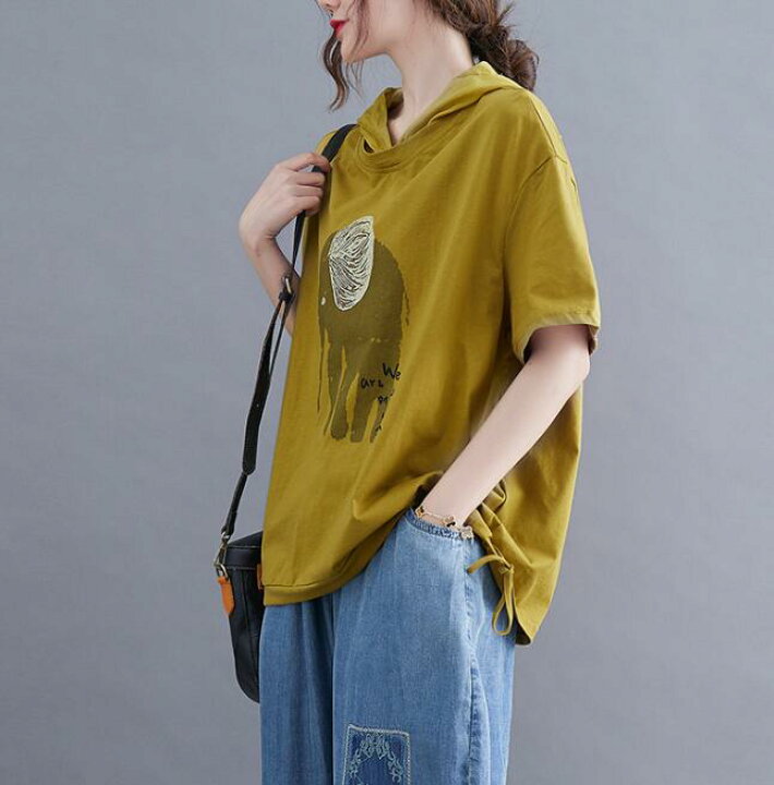 1041円 73 Off Xl 9xl プラスサイズ トップス 夏 フード付 Vネック 半袖 1041円 73 Off Xl 9xl プラスサイズ トップス 夏 フード付 Vネック 半袖