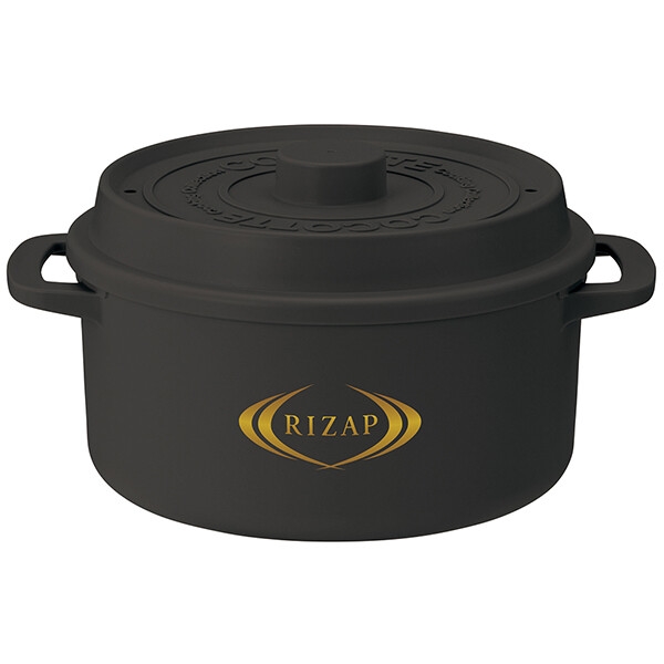 新商品!新型 RIZAP ココット風電子レンジ用鍋 メーカー直売 1.6L 返品不可 変更 キャンセル