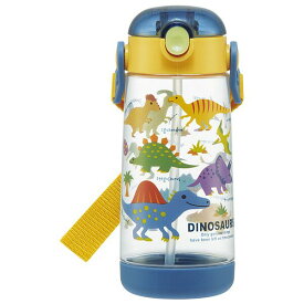 DINOSAUR SPICTURE BOOK ワンプッシュストローボトル 480ml 水筒 スケーター [キャンセル・変更・返品不可]