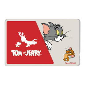『トムとジェリー』/ICカードステッカー/トム_レッド [キャンセル・変更・返品不可]