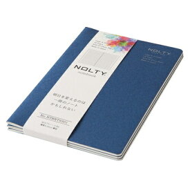 [日本能率協会] NOLTY ノート 横罫6.0mm 薄型 B6 ネイビー NTBNT9301 [3冊セット] [キャンセル・変更・返品不可]