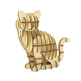 木製パズル ki-gu-mi ネコ [キャンセル・変更・返品不可]