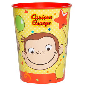 おさるのジョージ プラスチックカップ 13275 キュリアスジョージ コップ カップ プラスチック タンブラー 軽量 パーティー キャラクター 雑貨 グッズ インポート Curious George