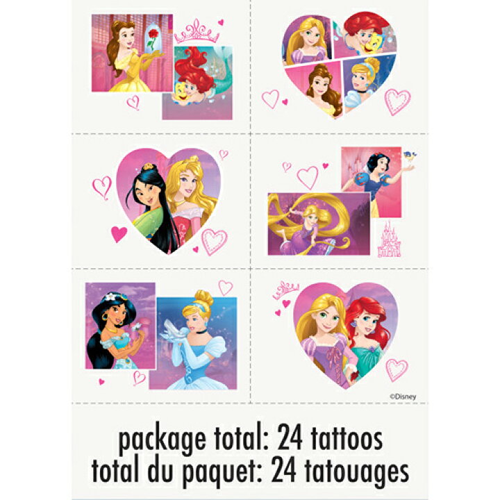 楽天市場 ディズニープリンセス タトゥーシール 24 Tattoos Disney ディズニー プリンセス タトゥーステッカー タトゥー 子供 子ども こども キッズ パーティー イベント お祭り 仮装 ハロウィン 女の子 かわいい 可愛い ラプンツェル キャラクター 雑貨 グッズ