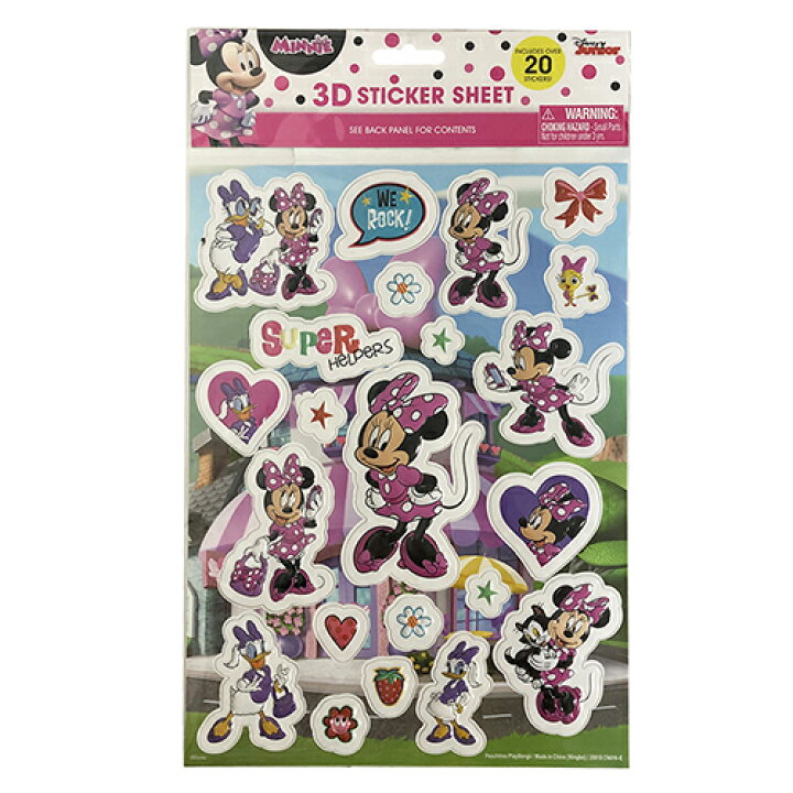 楽天市場 ミニー 3d シール 立体 ステッカー デコレーション デイジー ミニーちゃん ディズニー 女の子 ぷくぷく プレゼント かわいい 景品 プチギフト お祭り 輸入品 インポート メール便配送 キャラクター雑貨 プレッツェル 楽天市場 ミニー 3d シール 立体 ステッカー デコレーション デイジー ミニーちゃん ディズニー 女の子 ぷくぷく プレゼント かわいい 景品 プチギフト お祭り 輸入品 インポート メール便配送 キャラクター雑貨 プレッツェル