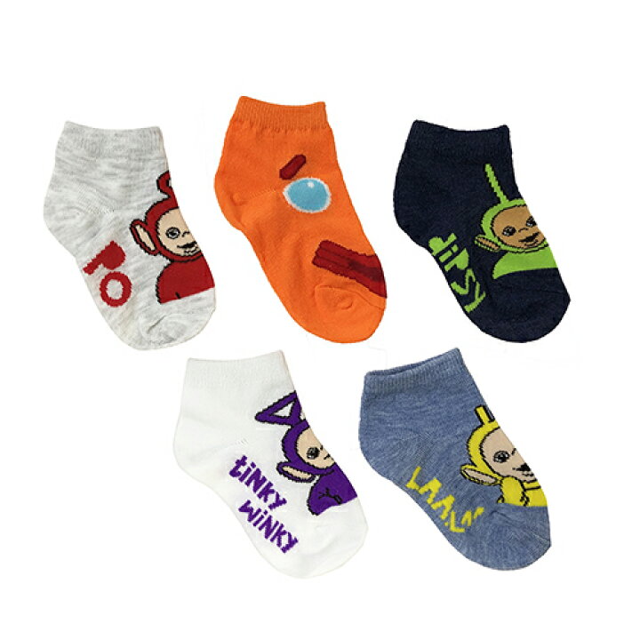 楽天市場 テレタビーズ キッズ 靴下 5p セット 12 15cm Teletubbies Socks グッズ ベビー 子供 子ども くつした レア 日本未入荷 ソックス カラフル かわいい 女の子 男の子 イギリス c キャラクター 輸入品 インポート メール便不可 キャラクター雑貨