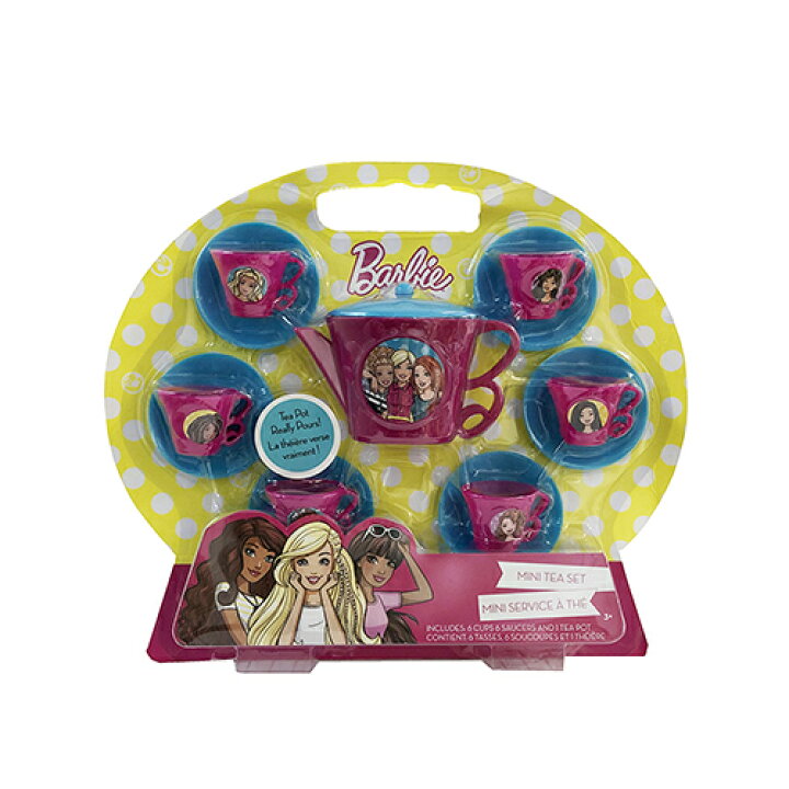 楽天市場 バービー ミニ ティーセット おままごと ごっこ遊び カラフル ティーポット ティーカップ Barbie かわいい アメリカ 女の子 おもちゃ 3才 4才 5才 クリスマス プレゼント ラッピング インポート 輸入品 メール便不可 H Game キャラクター雑貨