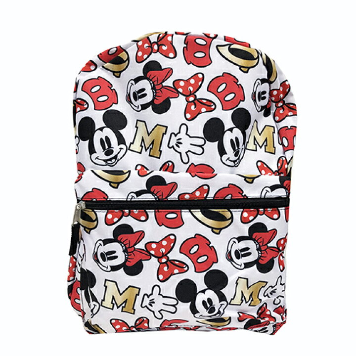 楽天市場 ミニー リュック 総柄 Minnie ミッキー Mickey 女の子 ディズニー 約15l リュックサック バックパック かわいい キャラクター グッズ 景品 プレゼント Disney 入学準備 インポート 輸入品 メール便不可 キャラクター雑貨 プレッツェル