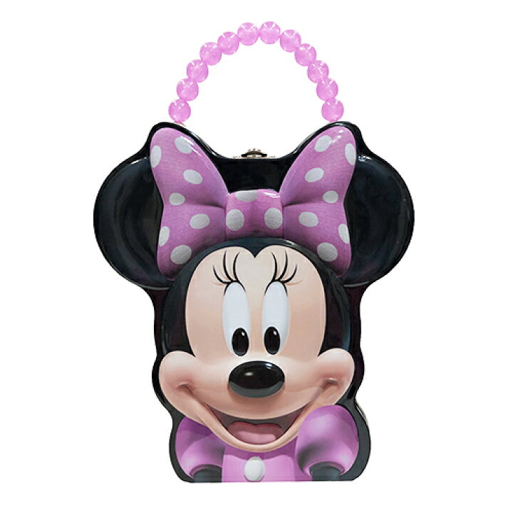 楽天市場 ミニー ダイカット 缶 ボックス Minnie おしゃれ ディズニー 小物入れ Box ケース バッグ バック 鞄 かばん ピンク ビーズ キッズ Disney 子ども 女の子 ドット 水玉 キャラクター 雑貨 グッズ インポート メール便不可 キャラクター雑貨 プレッツェル
