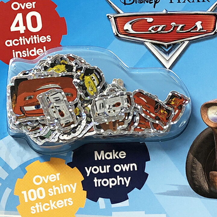 楽天市場 カーズ 知育玩具 アクティビティーブック 英語 シール ステッカー キラキラシール めいろ ぬりえ ピクサー Pixar 車 男の子 雑貨 のりもの 乗り物 知育 幼稚園 保育園 プレゼント 景品 Cars グッズ インポート 輸入 English メール便配送 H Game