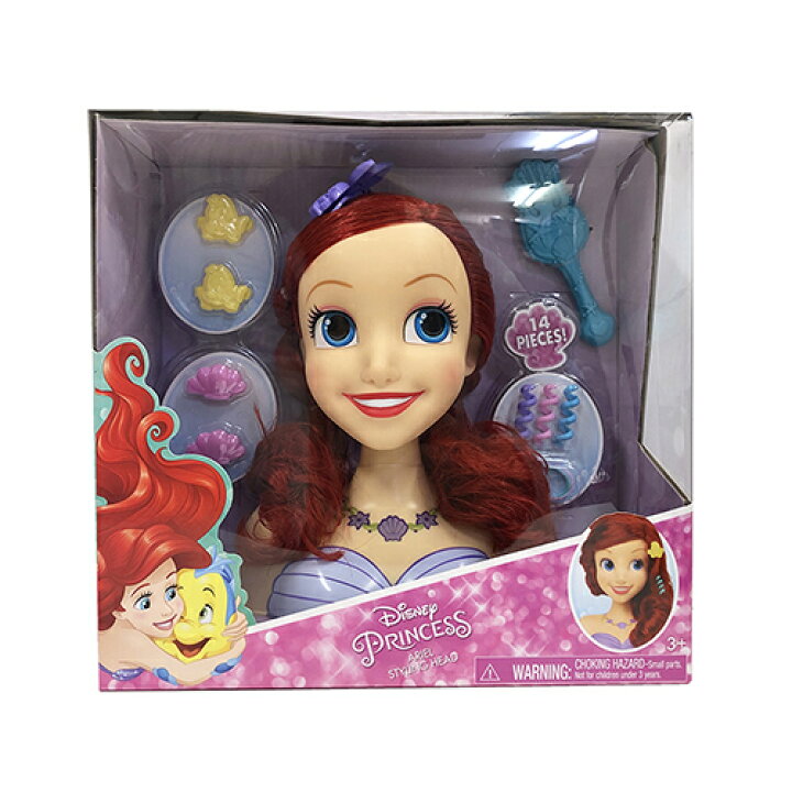 楽天市場 ディズニープリンセス アリエル スタイリングヘッド ヘアアレンジ おもちゃ オモチャ スタイリング リトルマーメイド 女の子 女子 幼稚園 保育園 人形 ドール ヘアブラシ ゴム メール便不可 H Game キャラクター雑貨 プレッツェル