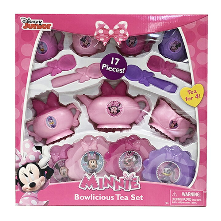 楽天市場 ミニー おままごと ティーセット ティーパーティー おもちゃ ごっこ遊び Disney ディズニー Minnie ミニーちゃん デイジー おままごと 女の子 ピンク 幼稚園 保育園 輸入品 インポート メール便不可 キャラクター雑貨 プレッツェル