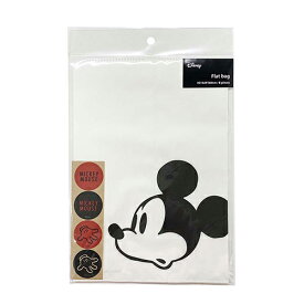 ミッキー フラットバッグ (M) フェイスWH 8枚入り DP444 14945 紙袋 micky シンプル かわいい かっこいい 簡易包装 キャラクター かわいい 男の子 Disney ディズニー お菓子袋 ラッピング 袋 プレゼント シール付き インディゴ 包装 ラッピング用品