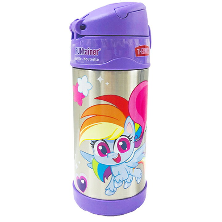 楽天市場 マイリトルポニー 水筒 サーモス ストローボトル アニメ柄 パープル 保冷 F401 ポニー レインボーダッシュ ピンキーパイ トワイライトスパークル 子供用 ステンレス キッズ 女の子 Thermos 紫 カラフル かわいい アメキャラ キャラクター グッズ