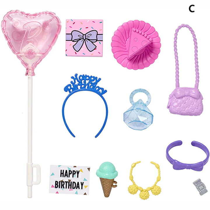 楽天市場】バービー アクセサリー 小物セット 全4種 15057 バービー  