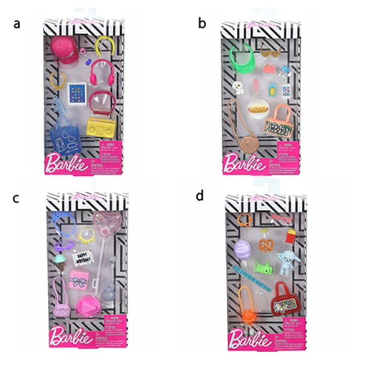 楽天市場】バービー アクセサリー 小物セット 全4種 15057 バービー  