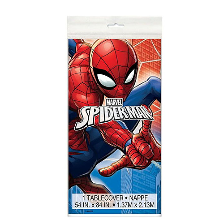 楽天市場 スパイダーマン テーブルクロス Marvel かっこいい テーブルカバー パーティー お誕生日 装飾 テーブルコーディネート デコレーション インテリア 飾り付け クリスマス バースデー キャラクター 雑貨 グッズ メール便配送 キャラクター雑貨 プレッツェル