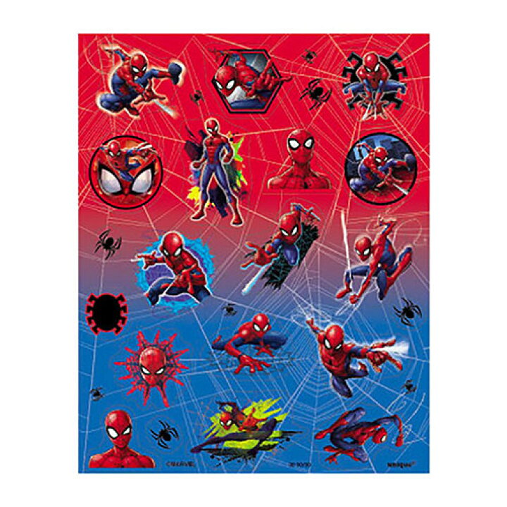 楽天市場 スパイダーマン シール ステッカー 4シート マーベル 80ステッカー シール キャラクター グッズ Disney Marvel デコ デコレーション かっこいい パーティー 男の子 ごほうび 海外 輸入 インポート メール便配送 キャラクター雑貨 プレッツェル
