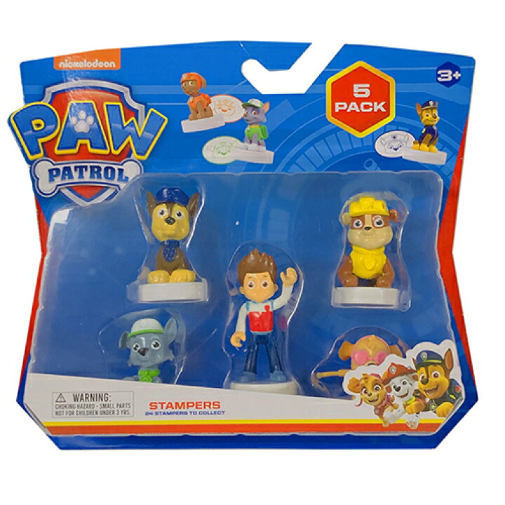 楽天市場 パウパトロール おもちゃ フィギュア スタンプ d Paw Patrol ミニチュア ミニ人形 スタンプ付き はんこ チェイス マーシャル ラブル 犬 パウパト はたらくくるま 消防車 ブルドーザー パトカー 男の子 かっこいい キャラクター グッズ 輸入品 インポート