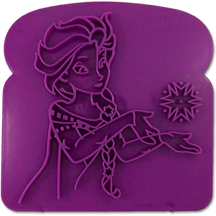 楽天市場 アナと雪の女王2 エルサ トーストスタンプ パン トースト 食パン キッチングッズ キッチン用品 アナ雪 Disney ディズニー Toast Stamp 紫 パープル デコレーション 装飾 かわいい キャラクター グッズ 送料無料 メール便配送 キャラクター雑貨 プレッツェル