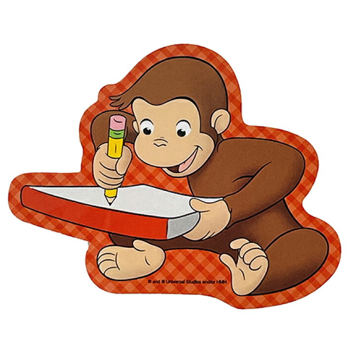楽天市場 おさるのジョージ ステッカー お絵かき シール 大きい 一枚入り ジョージ キュリアスジョージ アニメ キャラクター グッズ 日本製 子供 こども キッズ 幼稚園 保育園 かわいい 送料込み キャラクター雑貨 プレッツェル