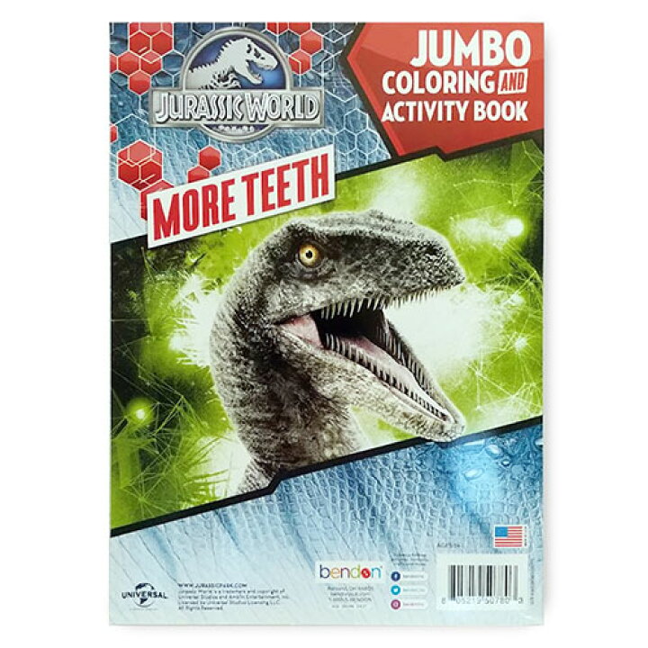 楽天市場 ジュラシックワールド ぬりえ Jurassic World Coloring Book 恐竜 きょうりゅう かっこいい 塗り絵 英語 知育玩具 海外 男の子 おもちゃ 映画 ジュラシックパーク キャラクター 雑貨 グッズ ギフト プレゼント 輸入品 インポート キャラクター雑貨 楽天市場 ジュラシックワールド ぬりえ Jurassic World Coloring Book 恐竜 きょうりゅう かっこいい 塗り絵 英語 知育玩具 海外 男の子 おもちゃ 映画 ジュラシックパーク キャラクター 雑貨 グッズ ギフト プレゼント 輸入品 インポート キャラクター雑貨