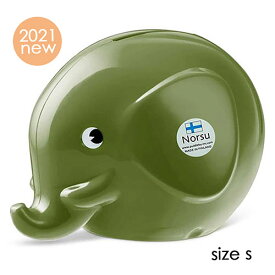 Norsu ( ノルス ) エレファントバンク (S) （ グリーンティー ）pud868 貯金箱 バンク 北欧 雑貨 小物 北欧雑貨 グッズ インテリア おしゃれ かわいい ギフト プレゼント フィンランド ぞう ゾウ 象 Elephant moneybox Forest Green MK20377 2021 新作 新色