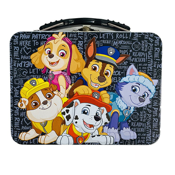 楽天市場 パウパトロール ミニ 缶 ボックス 5キャラ Bk Pk c パウパト グッズ 小物入れ 缶ケース Box トランク ティン缶 おしゃれ かわいい チェイス マーシャル ラブル スカイ エベレスト ハンドル付き キャラクター 雑貨 海外 輸入品 インポート ギフト