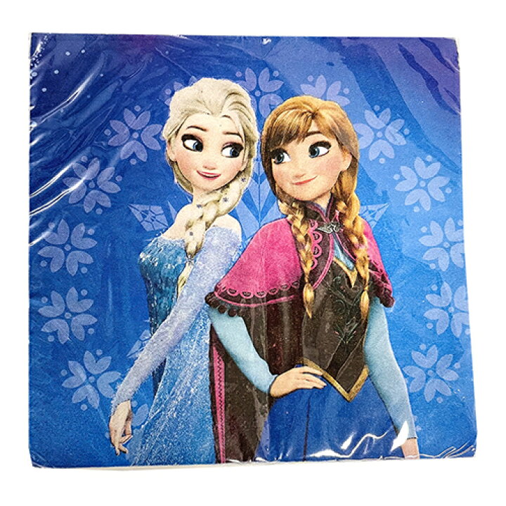 楽天市場 アナと雪の女王 ペーパーナプキン L 16枚入り Frozen アナ雪 パーティーグッズ グッズ ナプキン ナフキン 誕生会 パーティー ディズニー アナ エルサ 青 紫 パープル ブルー かわいい 女の子 キャラクター 雑貨 アメリカ インポート 輸入品