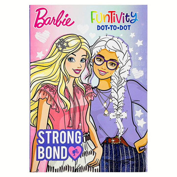 楽天市場 バービー ぬりえ Dot To Dot 二人 b Barbie 塗り絵 ぬり絵 点結び 英語 知育玩具 海外 女の子 女子 幼児 キャラクター おもちゃ 雑貨 グッズ 海外 輸入品 インポート Made In U S A キャラクター雑貨 プレッツェル