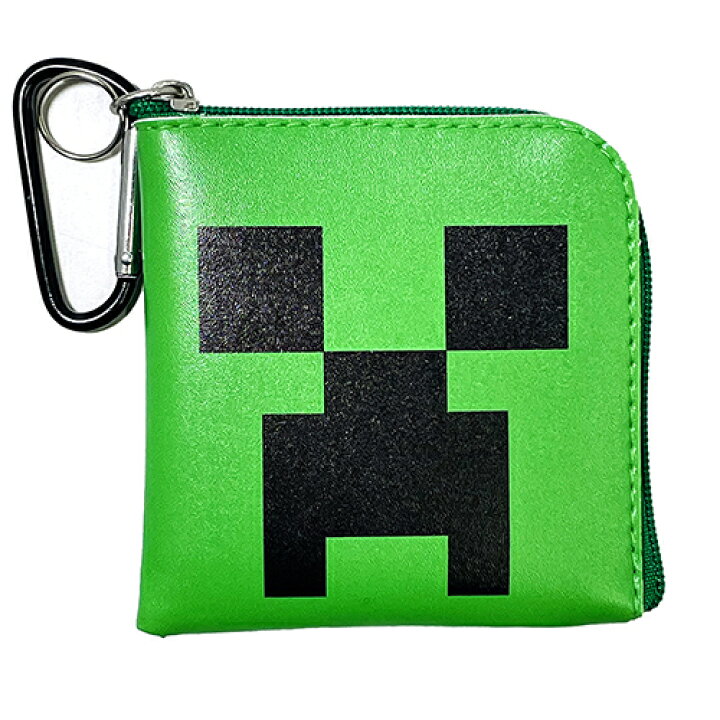 楽天市場 マインクラフト L字ポーチ クリーパー マイクラ グッズ Minecraft ゲーム キャラクター コインケース ミニポーチ カラビナ 小銭入れ 財布 マイクラグッズ Creeper Mob 子供 キッズ 大人 かわいい ゲームキャラ 雑貨 アイテム ケイカンパニー Mct Lp