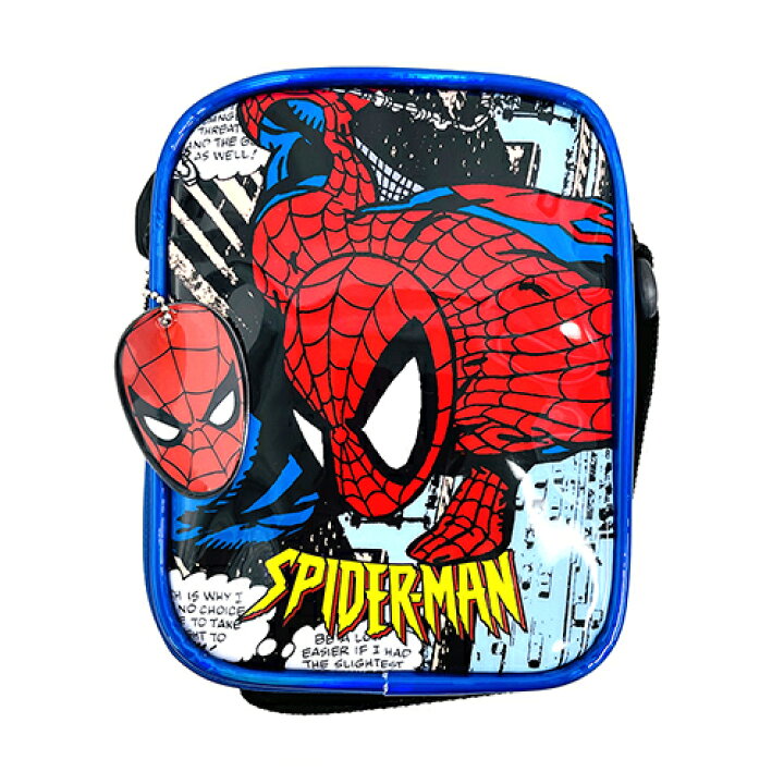 楽天市場 スパイダーマン スクエア ミニ ショルダーバッグ ひとり マーベル アメコミ キャラクター ポシェット ショルダー 鞄 かばん バッグ 斜め掛け 男の子 かっこいい 汚れにくい 青 赤 黒 幼児 保育園 幼稚園 Spng3039 Ss キャラクター雑貨 プレッツェル