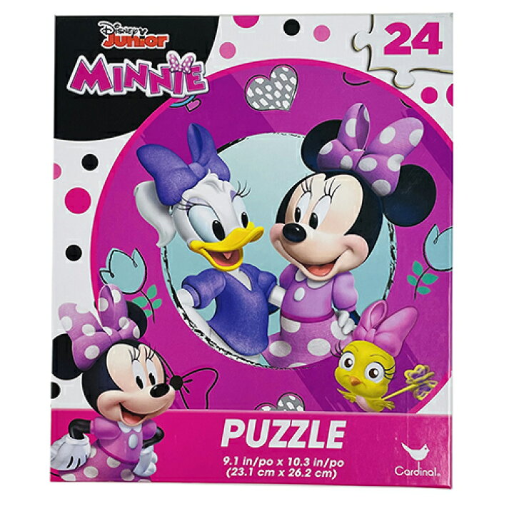 楽天市場 ミニー パズル 24ピース 縦図案 ミニー デイジー b ジグソーパズル 易しい おおきい 知育 おうち遊び 並べる ディズニー ミニーちゃん デイジー 子供 あそび キッズ おもちゃ 幼児 未就園児 幼稚園 保育園 2歳 3歳 4歳 キャラクター グッズ 雑貨 Ds