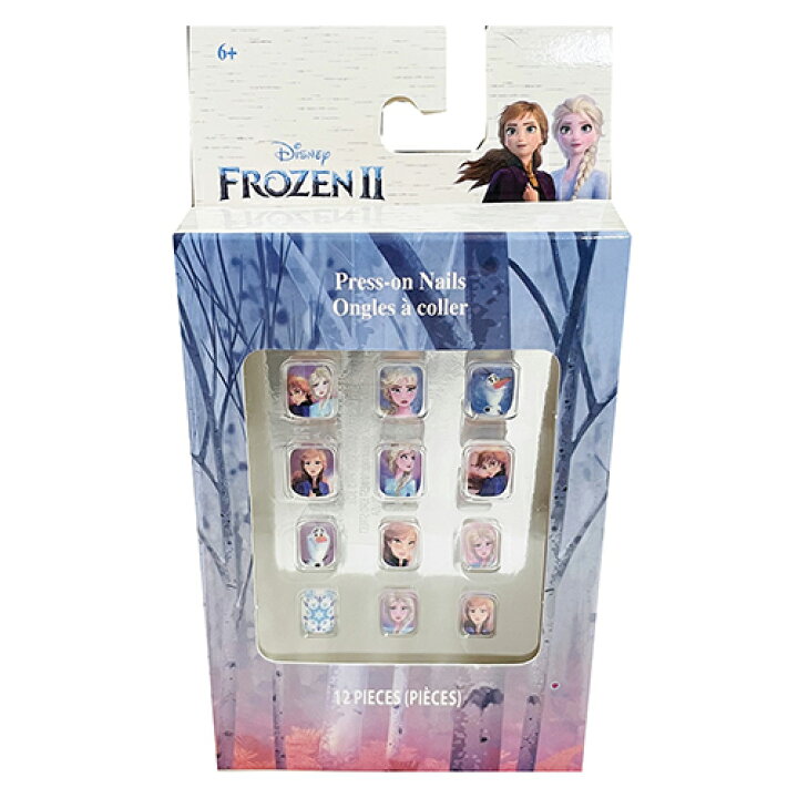 楽天市場 アナと雪の女王2 ネイルチップ 12個セット キッズ キッズコスメ キッズネイル ネイルセット アナ雪 エルサ アナ オラフ お化粧 ネイル こども 小学生 子供用 女の子 かわいい キャラクター グッズ おもちゃ おしゃれ ディズニー キャラクター雑貨